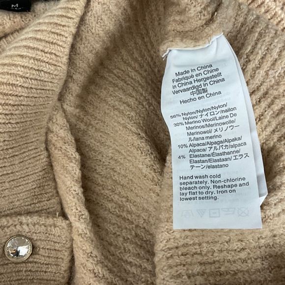J. Crew Ribbed Cardigan with Jewel Buttons - Picture 7 of 7